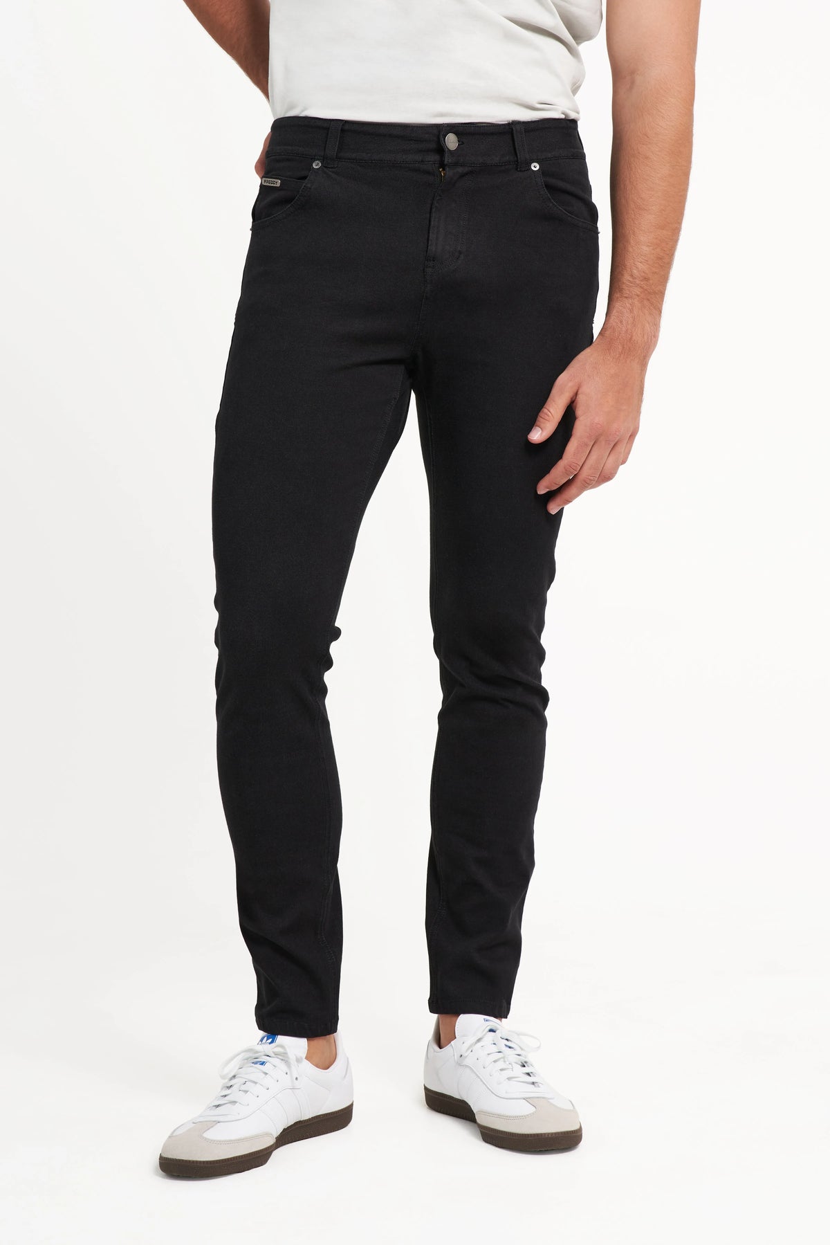 Freddy Men’s Jeans - Jet Black with Black Stitching