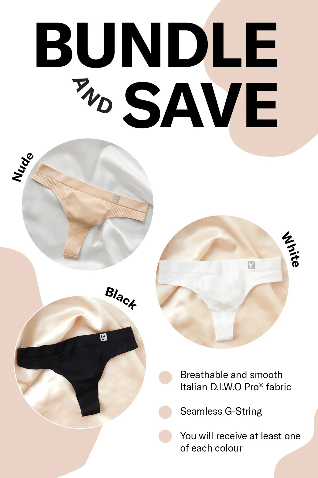 G String Bundles - 3 Pack - Mixed Colours