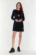 Comfort Fit Dress - Black