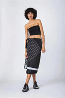 Luca Tommassini Convertible poncho / skirt - Black