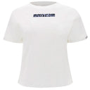 T Shirt - White + Animal Print Panel