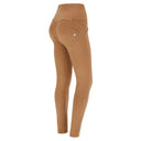 WRUP 3 Button Fashion - High Waisted - Full Length - Doe