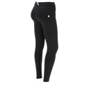 WRUP Cupro Trousers - Mid Rise - Full Length - Black