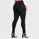 WRUP Curvy Fashion - High Waisted - Full Length - Black