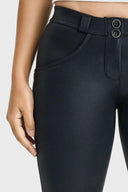 WRUP Disco Pants - Mid Rise - Full Length - Black