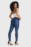 WRUP Disco Pants - Mid Rise - Full Length - Navy Blue