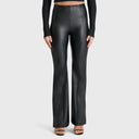 WRUP Faux Leather - Super High Waisted - Super Flare - Black