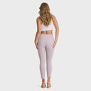 WRUP SNUG Jeans - High Waisted - 7/8 Length - Light Grey
