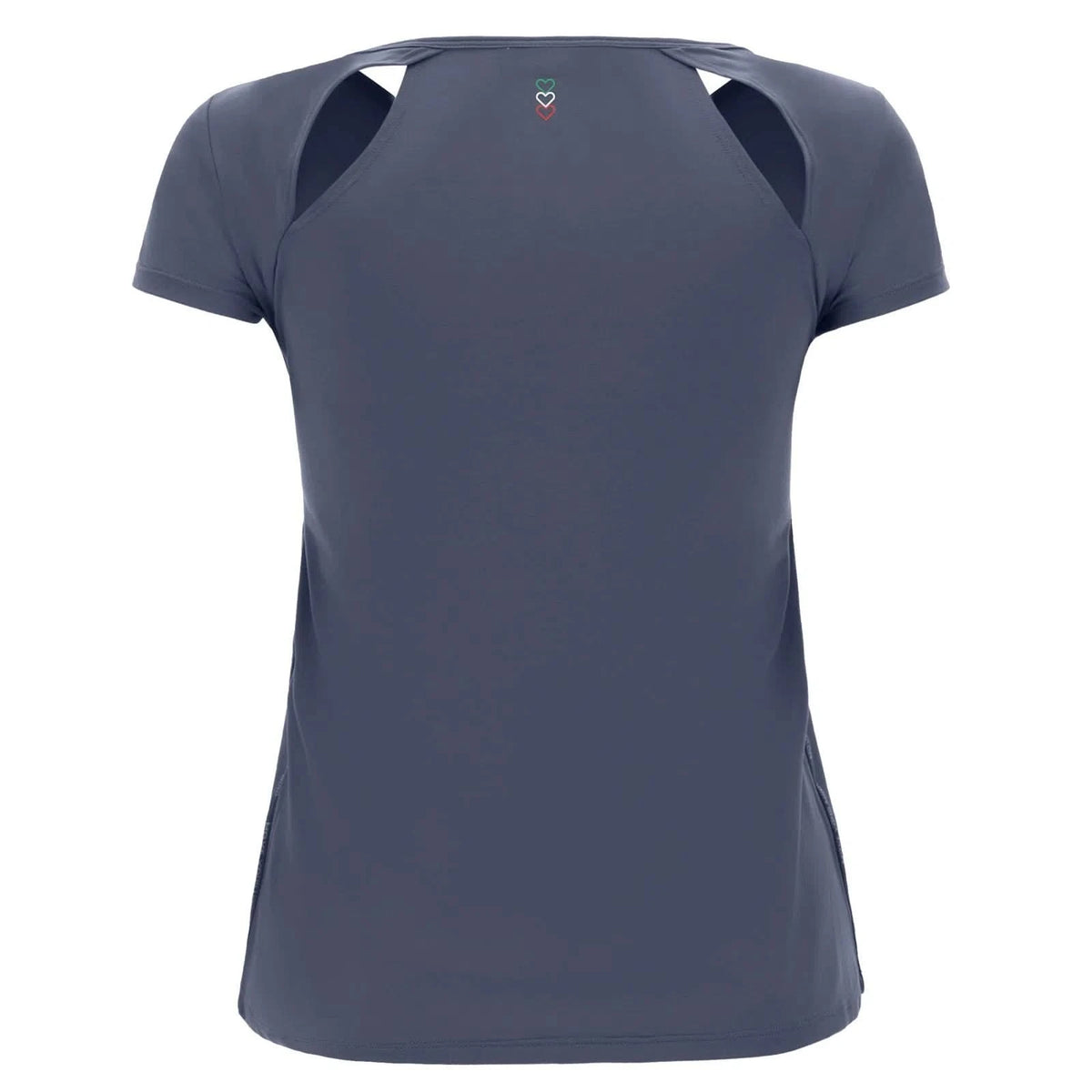 Yoga T-Shirt with openings at the back - Dusty Blue