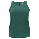 Yoga tank top with a gathered back - Green