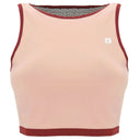 Yoga Top 100% Made in Italy - Beige + Burgundy