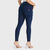 WR.UP® Cargo Denim - High Waisted - 7/8 Length - Dark Blue + Blue Stitching - Freddy UK