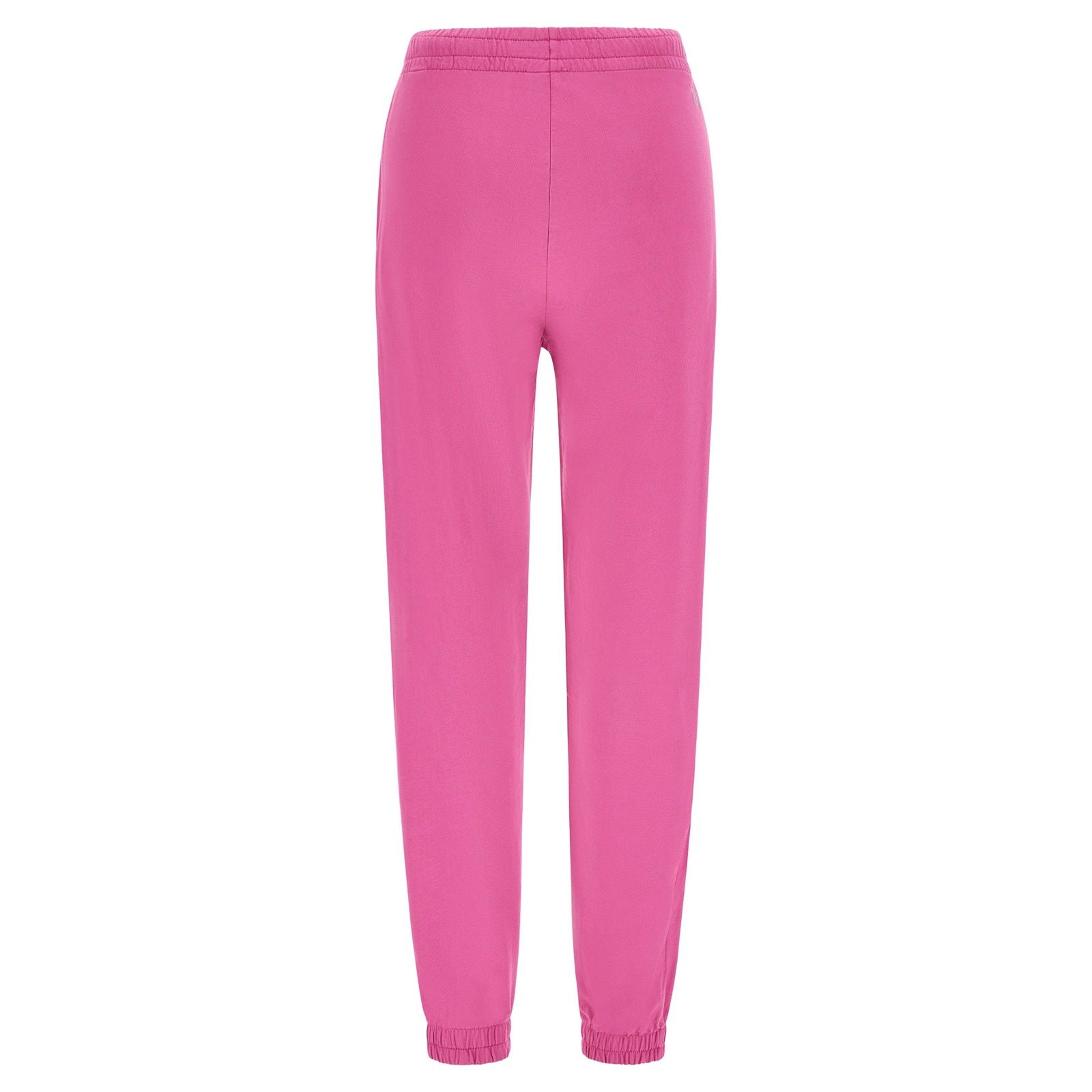 Cotton Terry Joggers - High Waist - Full Length - Candy Pink - Freddy UK