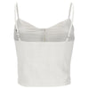 Cropped Singlet with buttons - White 5