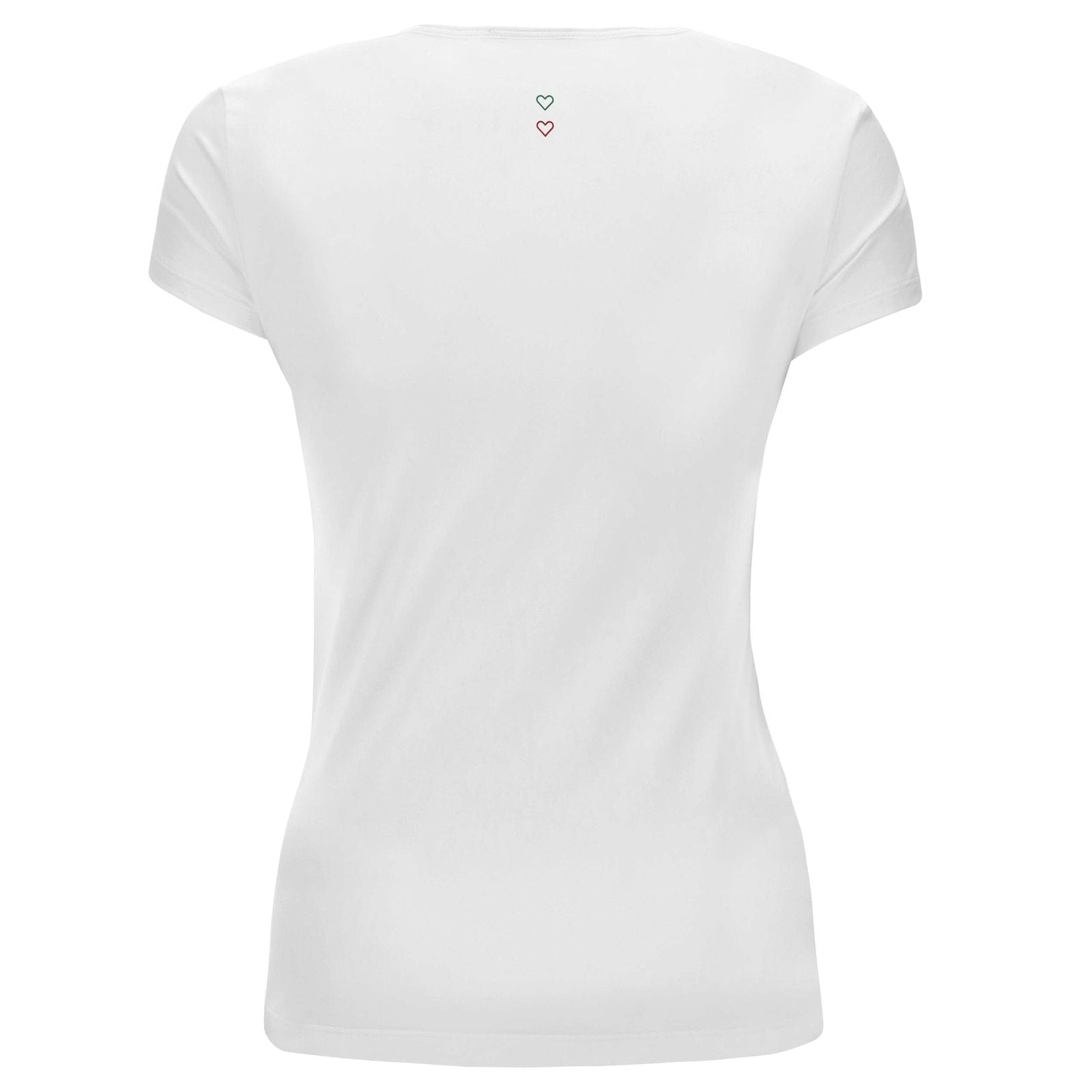 Cross Front T Shirt - White 2