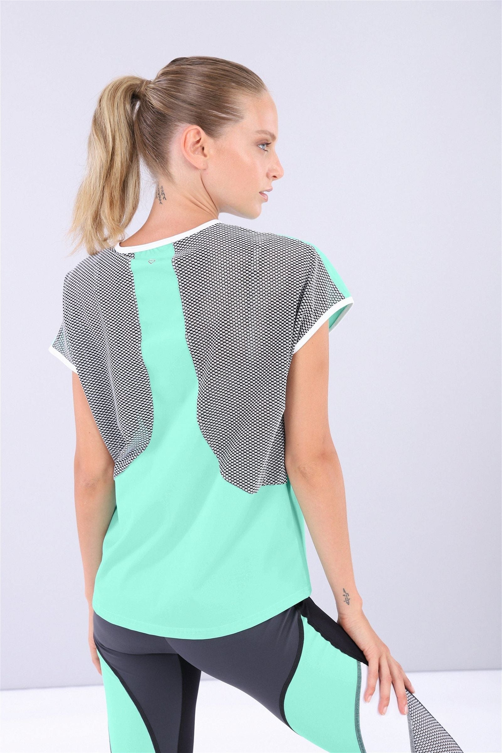 Ecological Fabric Yoga T-Shirt - Mint 2