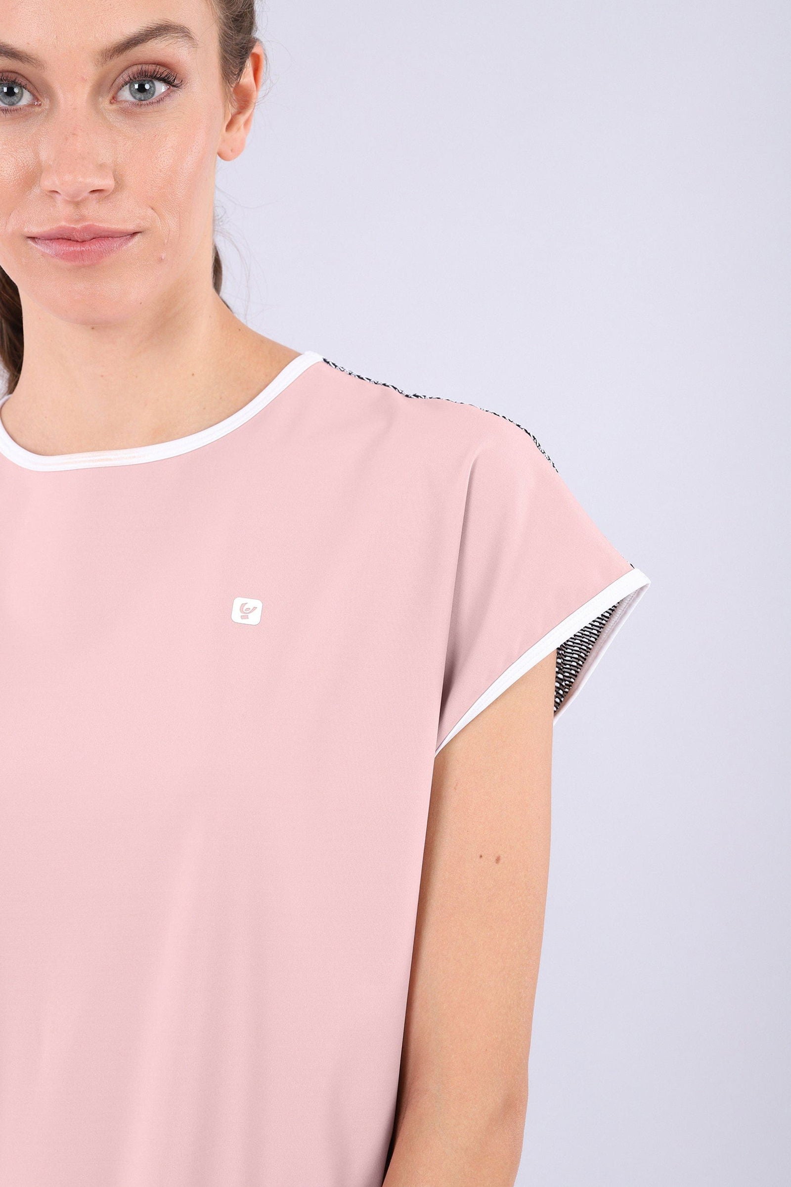 Ecological Fabric Yoga T-Shirt - Pink 3