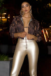 WR.UP® Faux Leather - Super High Waisted - Full Length - Gold 4