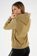 Hood Zipper Jacket - Gold