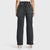 N.O.W® Denim Limited Edition - High Waisted - Wide Leg - Black + Black Stitching - Freddy UK