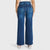 N.O.W® Denim Limited Edition - High Waisted - Wide Leg - Dark Blue + Yellow Stitching - Freddy UK