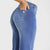 N.O.W® Denim Limited Edition - High Waisted - Wide Leg - Light Blue + Yellow Stitching - Freddy UK