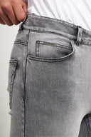 Freddy Men’s Jeans - Slate Grey with Black Stitching