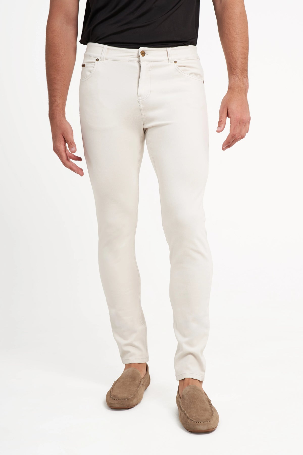 Freddy Men’s Jeans - Sandstone with Beige Stitching