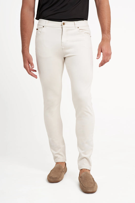 Freddy Men’s Jeans - Sandstone with Beige Stitching