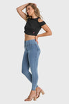 Cropped Cut Out T Shirt - Black 5