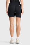 Seamless Biker Shorts- High Waisted - Black 5