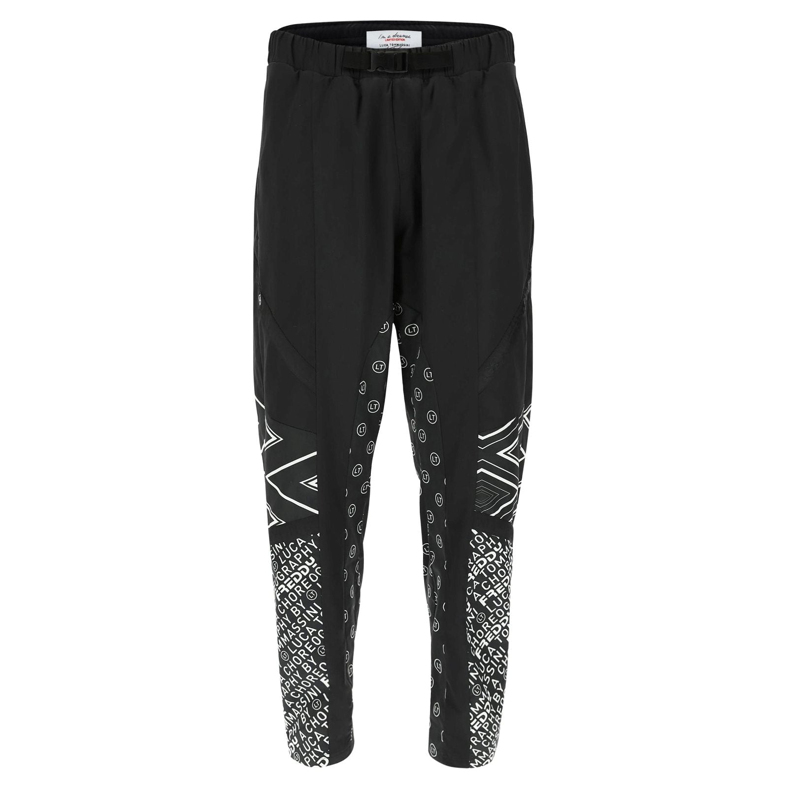 Trousers unisex with pattern print - A Choreography by Luca Tommassini - Black 1
