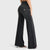 WR.UP® Denim - 3 Button High Waisted - Palazzo Flare - Black + Black Stitching - Freddy UK