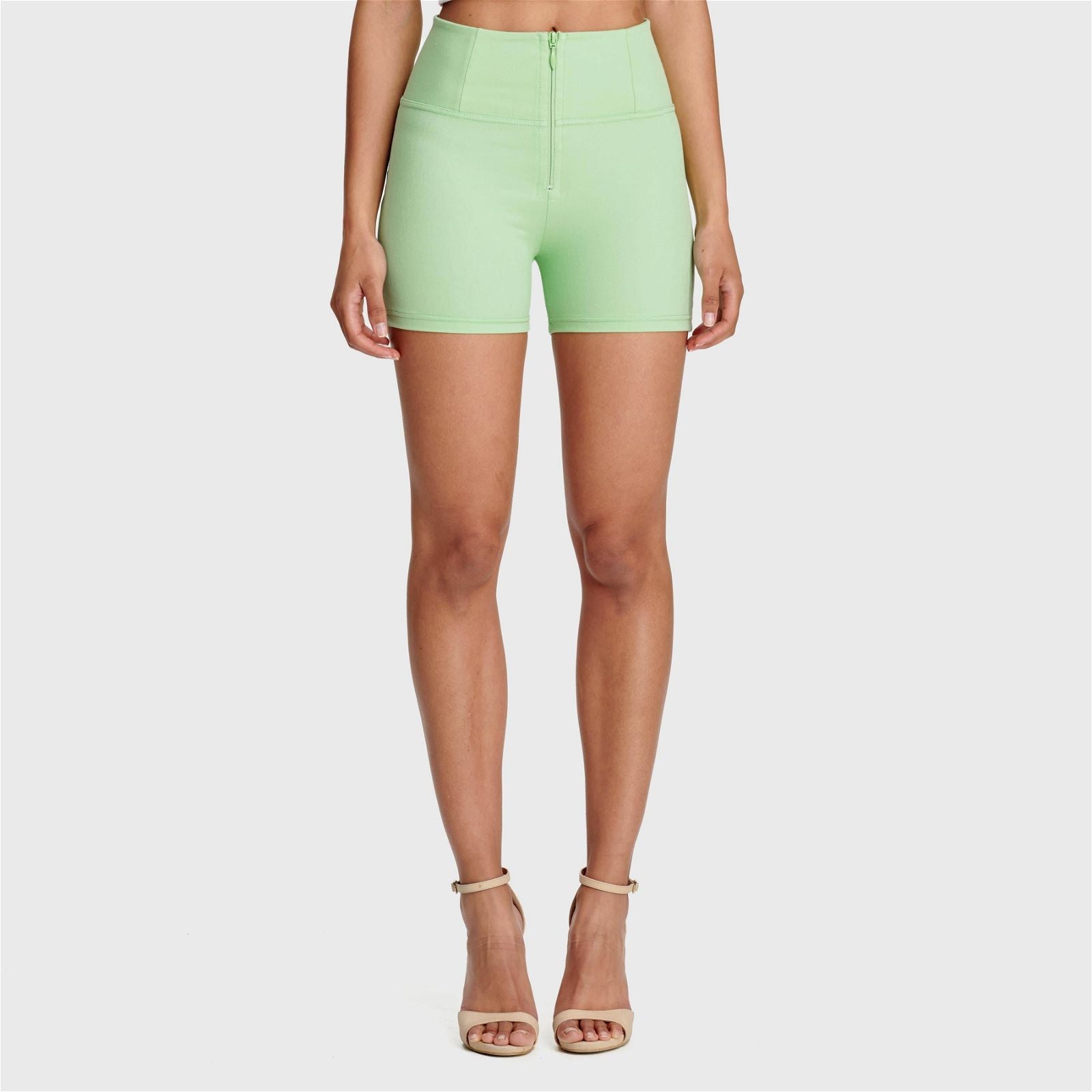 WR.UP® Fashion - High Waisted - Shorts - Pastel Green 2