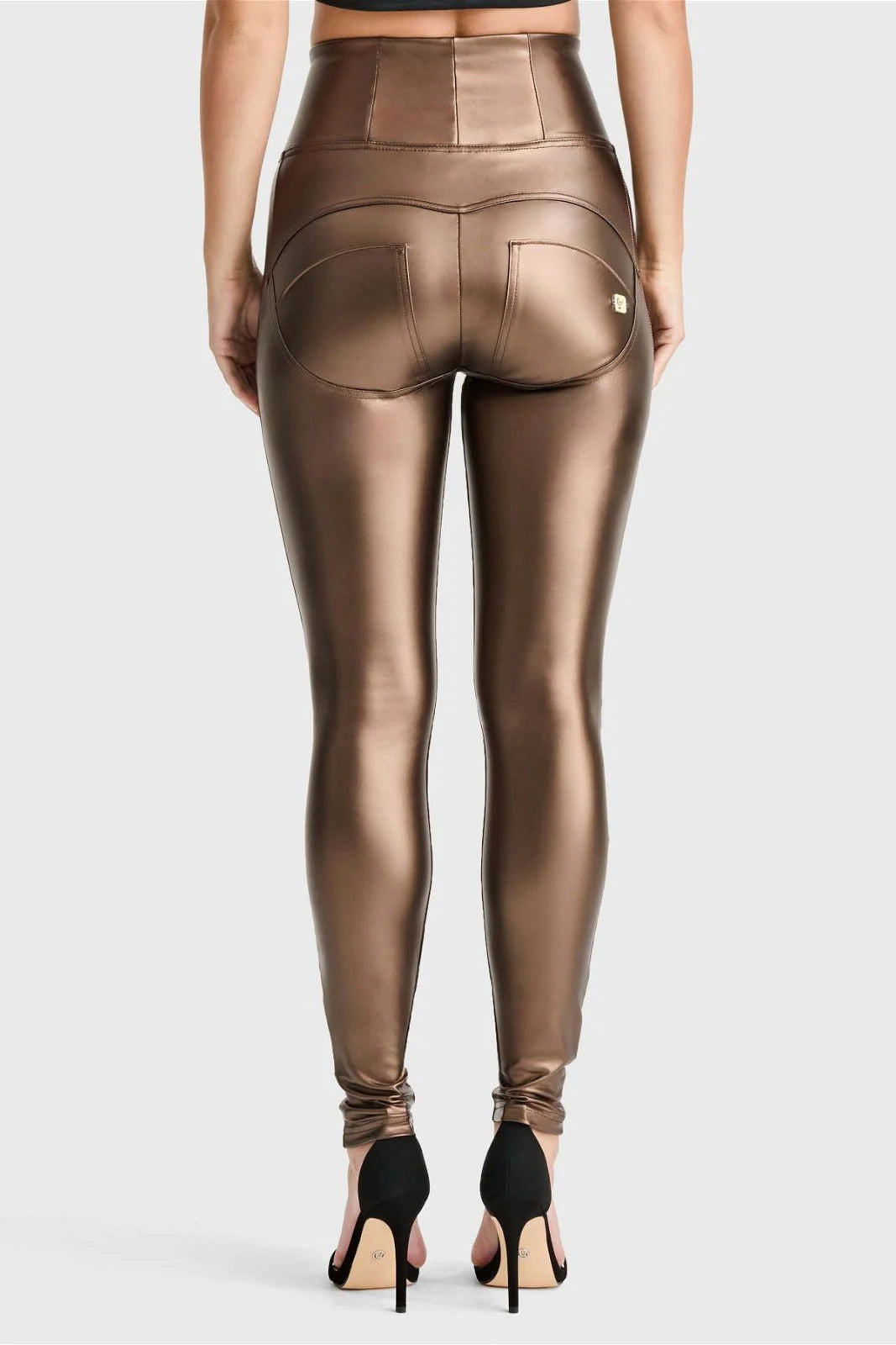 WR.UP® Faux Leather - Super High Waisted - Full Length - Bronze 2