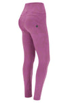 WR.UP® Trousers - High Waisted - Full Length - Fucsia Jacquard 1