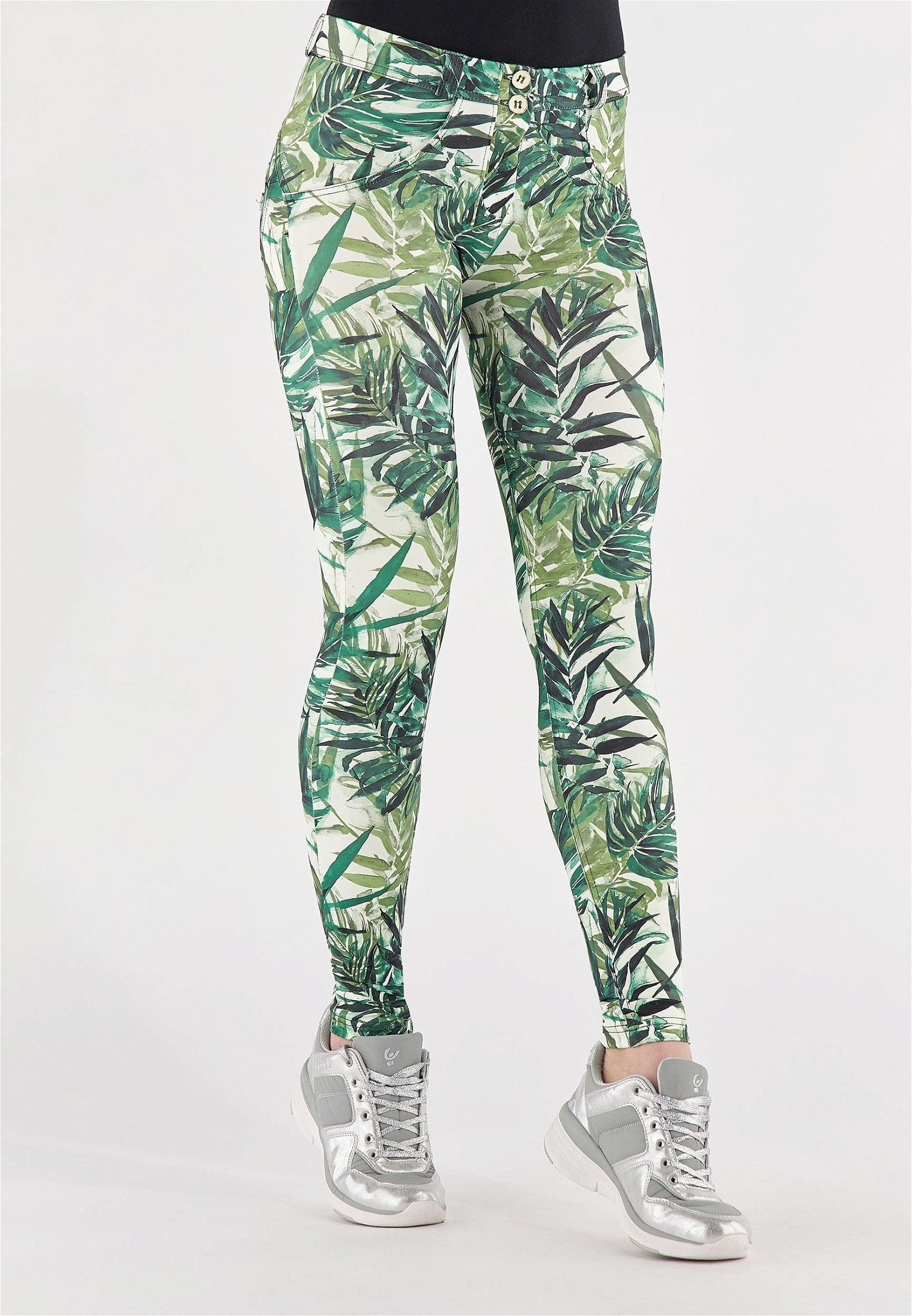WR.UP® Trousers Diwo Fabric - Mid Waist - Full Length - Jungle Print 3