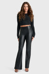 WR.UP® Faux Leather - Super High Waisted - Super Flare - Black 7