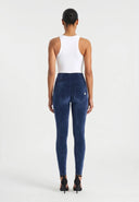 WRUP Velvet - High Waisted - Full Length - Deep Blue
