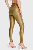 WRUP Disco Pants - Super High Waisted - Full Length - Olive Green