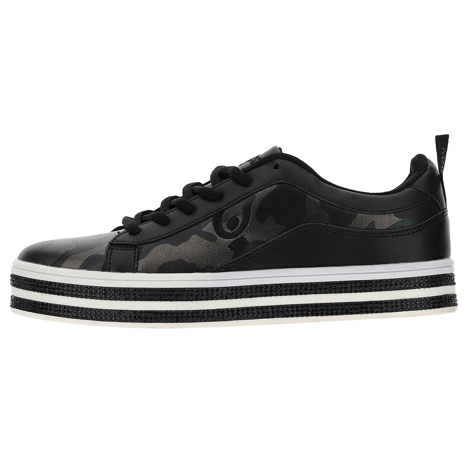 Women’s Camouflage Trainers - Black 2