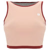 Yoga Top 100% Made in Italy - Beige + Burgundy 1