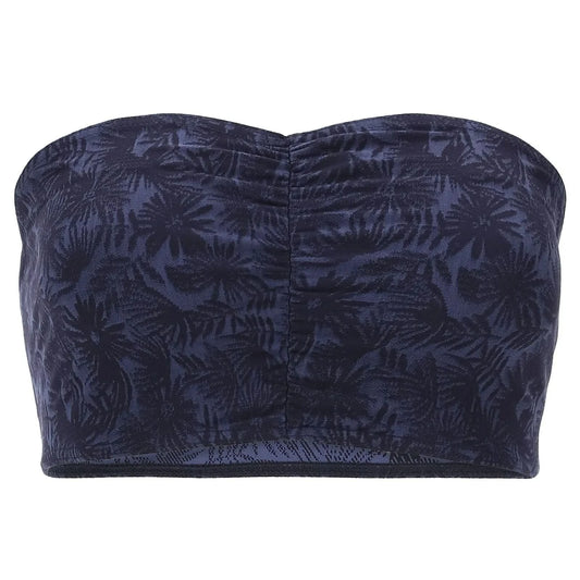 Bandeau Top - Blue Floral