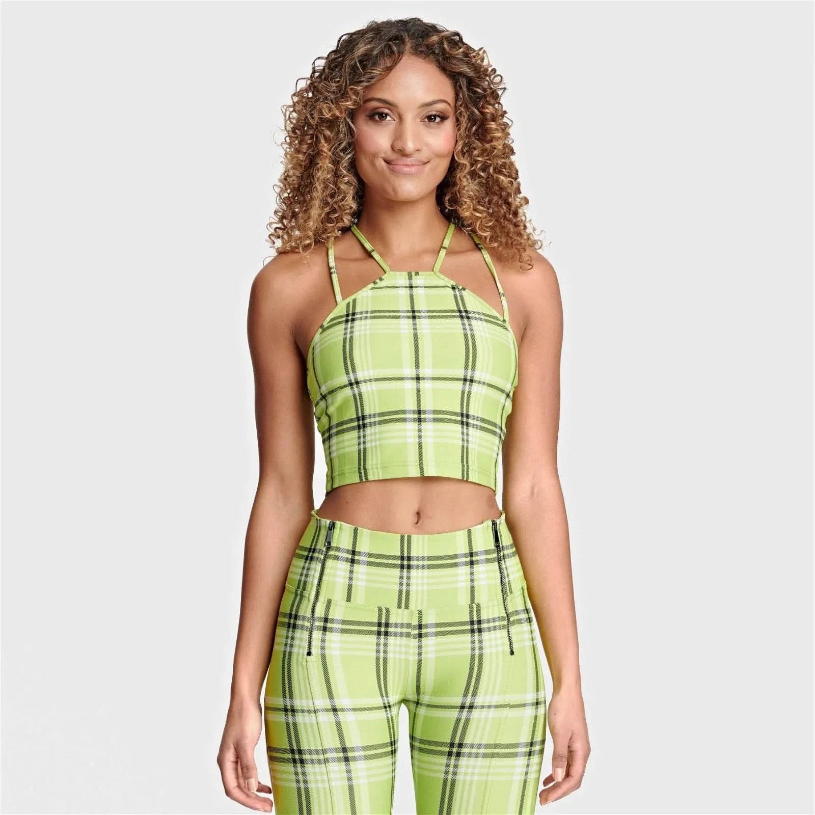 Checkered Crop Top