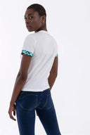 Crew Neck T Shirt - White