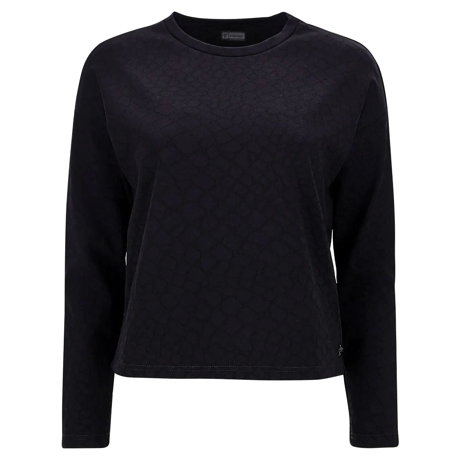 Crewneck Jumper - Black Animal Print 1