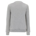 Crewneck sweatshirt - Melange + Bead details