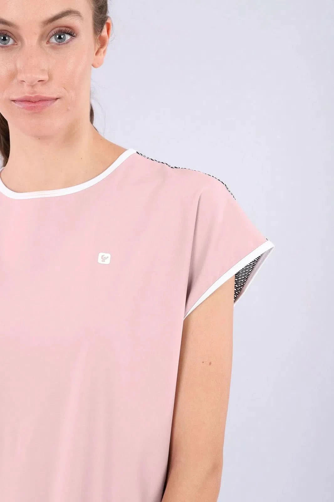 Ecological Fabric Yoga T-Shirt - Pink 3