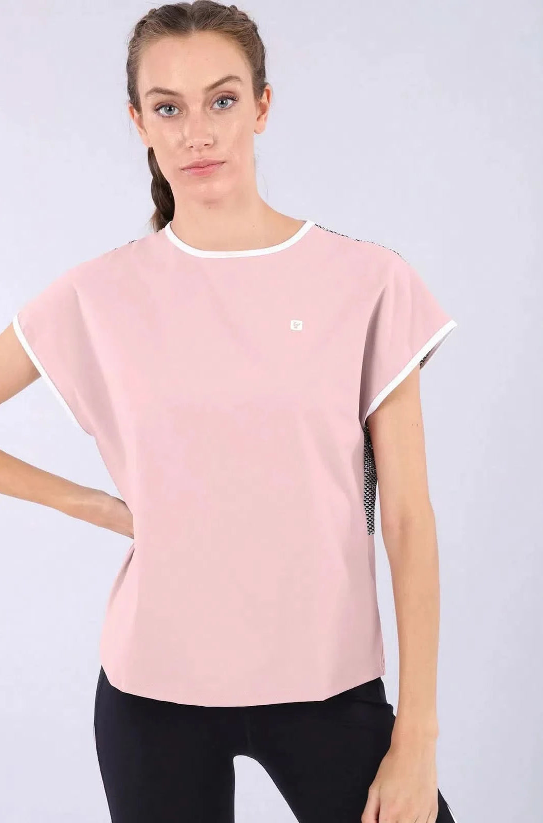 Ecological Fabric Yoga T-Shirt - Pink