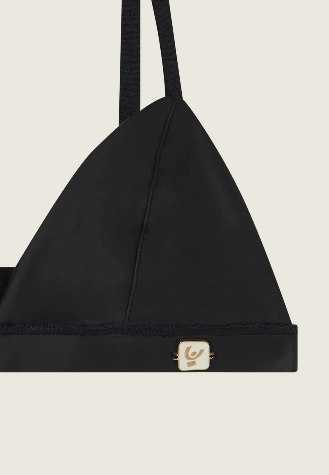 Faux Leather Bralette - Black 2